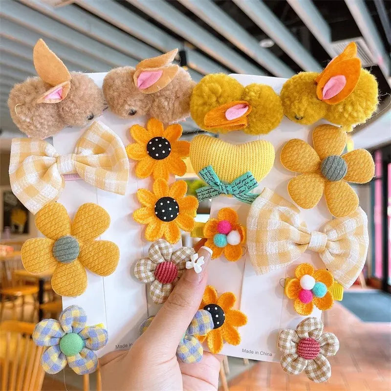 Cute hairpin Cartoon rabbit-shaped baby hairpin