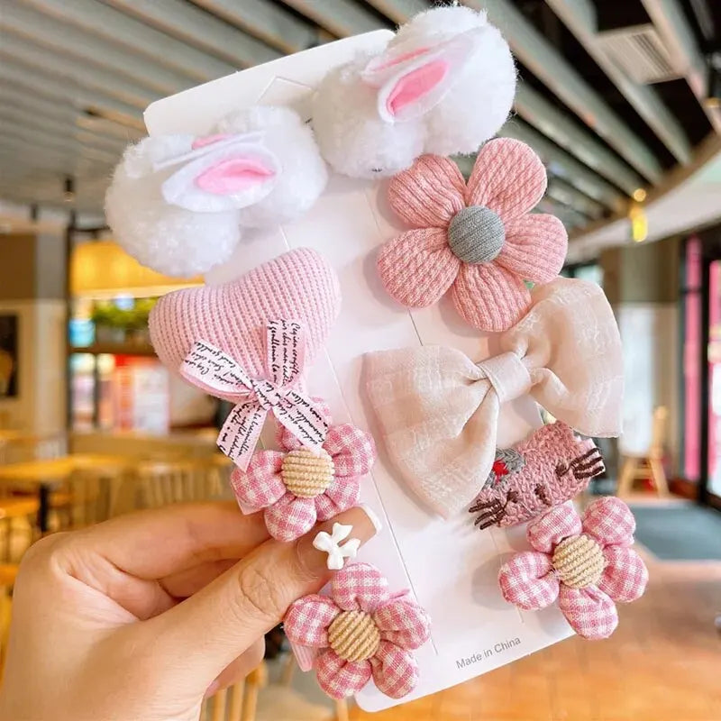 Cute hairpin Cartoon rabbit-shaped baby hairpin