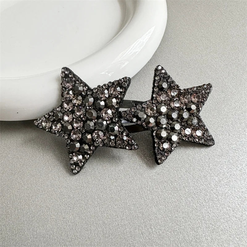 Princess Pentagram Hairpins for Girls New Cute Hair Clips Barrettes Children Headwear